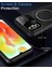 Xiaomi Redmi 12C Için Çift Katmanlı Manyetik Halka Lens Standı Telefon Kılıfı - Kırmızı (Yurt Dışından) 5