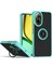 Realme C67 4g Için Yüzük Stand Mat Sert Silikon Telefon Kılıfı - Gök Mavisi (Yurt Dışından) 1