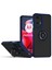Motorola Moto G24 / G04 Için Yüzük Stand Mat Sert Silikon Telefon Kılıfı - Mavi (Yurt Dışından) 1