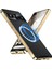 Google Pixel 7A Için Metal Pc Arka Lens Koruma Manyetik Kablosuz Şarj Cihazı Telefon Kılıfı Altın (Yurt Dışından) 1