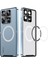 Xiaomi 13 Pro Için Metal Pc Arka Lens Koruma Manyetik Kablosuz Şarj Cihazı Telefon Kılıfı Mavi (Yurt Dışından) 2