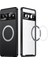 Google Pixel 7 Pro Için Metal Pc Arka Lens Koruma Manyetik Kablosuz Şarj Cihazı Telefon Kılıfı Siyah (Yurt Dışından) 4