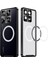 Xiaomi 13 Pro Için Metal Pc Arka Lens Koruma Manyetik Kablosuz Şarj Cihazı Telefon Kılıfı Siyah (Yurt Dışından) 2