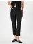 Cigarette Kumaş Pantolon Yüksek Bel Slim Fit Krep Kumaş 3