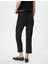 Cigarette Kumaş Pantolon Yüksek Bel Slim Fit Krep Kumaş 4