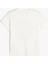 T-Shirt Kelebek Baskılı Kısa Kollu Bisiklet Yaka Pamuklu 2