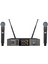 K-3200 Çift El Kablosuz Telsiz Mikrofon 99 Digital Kanal Uhf 1
