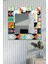 Dekoratif Mix Kare Duvar Aynası Antre Salon Banyo Ofis Aynası 60X60 1