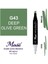 Twin Çift Uçlu Marker Kalemi 43 Deep Olive Green 1
