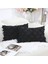 Wekity Siyah Dekoratif Yastık Kılıfı 12 x 20 Inç 2'Li Paket Boho Kanepe Ve Kanepe Için Kırlent Kılıfı, Pamuk (Yurt Dışından) 1
