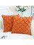 Wekity Turuncu Dekoratif Yastık Kılıfı 18 x 18 Inç 2'Li Paket Boho Kanepe Ve Kanepe Için Kırlent Kılıfı, Pamuk (Yurt Dışından) 1