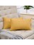 2 Set Hardal Sarı Yastık Kılıfı Rustik Keten Dekoratif Kare Atmak Yastık Kılıfı 22 x 22 Inç Kanepe Kanepe Ev Çiftlik Evi Dekorasyonu (Yurt Dışından) 2
