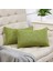 2 Set Yeşil Lomber Yastık Rustik Keten Dekoratif Kırlent Kapakları 12 x 20 cm Inç Kanepe Kanepe Dekorasyonu Için Kapakları (Yurt Dışından) 2