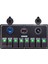 Marine Switch Panel 8 Anahtarlı Usb Type-C + Voltmetre + Şarj Soketli 12-24V 120X235mm Yeşil 1