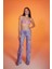 Shirred Pareo Pantolon Lila 3