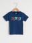 Bisiklet Yaka Kısa Kollu Baskılı Pamuk Erkek Bebek T-Shirt 1