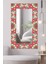 60X100 Dekoratif Soft Red Duvar Aynası Antre Salon Banyo Ofis Aynası 2