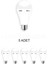 CT-4229 Şarjlı LED Ampul Beyaz 9W - 5'li Paket 1