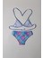 Kız Çocuk Ekose Desenli Bikini 2
