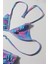 Kız Çocuk Ekose Desenli Bikini 3