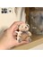 Pembe Peri Işıklı Kar Küresi Arkadaşa Hediye & Mini Peluş Ayıcık 3