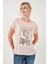 Baskılı Bisiklet Yaka Regular Fit T Shirt Kadın T Shirt 6671001 2