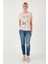 Baskılı Bisiklet Yaka Regular Fit T Shirt Kadın T Shirt 6671001 4