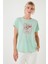 Baskılı Bisiklet Yaka Regular Fit T Shirt Kadın T Shirt 6671002 3