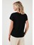 Baskılı Bisiklet Yaka Regular Fit T Shirt Kadın T Shirt 6671003 5