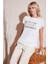 Baskılı Bisiklet Yaka Regular Fit T Shirt Kadın T Shirt 6671007 1