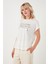 Baskılı Bisiklet Yaka Regular Fit T Shirt Kadın T Shirt 6671007 2
