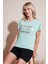 Baskılı Bisiklet Yaka Regular Fit T Shirt Kadın T Shirt 6671007 1