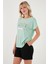 Baskılı Bisiklet Yaka Regular Fit T Shirt Kadın T Shirt 6671007 2