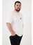 Pamuklu Regular Fit Bisiklet Yaka Büyük Beden T Shirt Erkek T Shirt 5902753B 2
