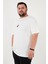 Pamuklu Regular Fit Bisiklet Yaka Büyük Beden T Shirt Erkek T Shirt 5902753B 4