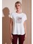 Baskılı Bisiklet Yaka Regular Fit T Shirt Kadın T Shirt 6671002 1