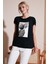 Baskılı Bisiklet Yaka Regular Fit T Shirt Kadın T Shirt 6671004 1