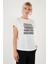Baskılı Bisiklet Yaka Regular Fit T Shirt Kadın T Shirt 6671003 3