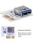 - 6 Adet - VER008S Pcı-E Express 1x To 16X USB 3.0 Riser Kart Uzatıcı Yükseltici - 3in1 Güç 5
