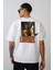 Kuru Kafa Baskılı Oversize Kesim Unisex T-Shirt 2