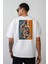 Ikiz Heykel Baskılı Oversize Kalıp Unısex T-Shirt 2