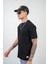 Bisiklet Yaka Pamuklu Yarım Oversize Kesim Erkek T-Shirt 3