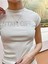 Y2K Star Girl Taşlı Baskılı Yarım Tech Crop T-Shirt 3