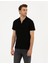 Erkek Siyah Slim Fit Tişört 50296772-VR046 1