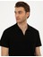 Erkek Siyah Slim Fit Tişört 50296772-VR046 2