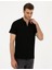 Erkek Siyah Slim Fit Tişört 50296772-VR046 3