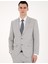 Erkek Gri Slim Fit Yün Karışımlı Takım Elbise 50285902-VR024 2