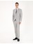 Erkek Gri Slim Fit Yün Karışımlı Takım Elbise 50285902-VR024 3