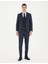 Erkek Lacivert Ekstra Slim Fit Yelekli Takım Elbise 50285274-VR033 1