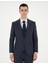 Erkek Lacivert Ekstra Slim Fit Yelekli Takım Elbise 50285274-VR033 4